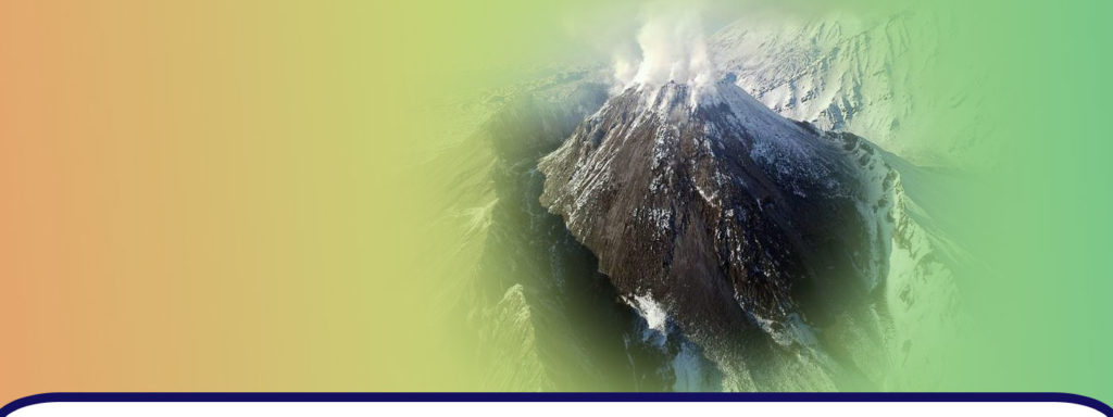 Der Vulkan Bezymyanny in Kamtschatka setzt seine aktive vulkanische Aktivität fort