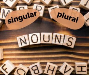 Nouns used only in the singular in English