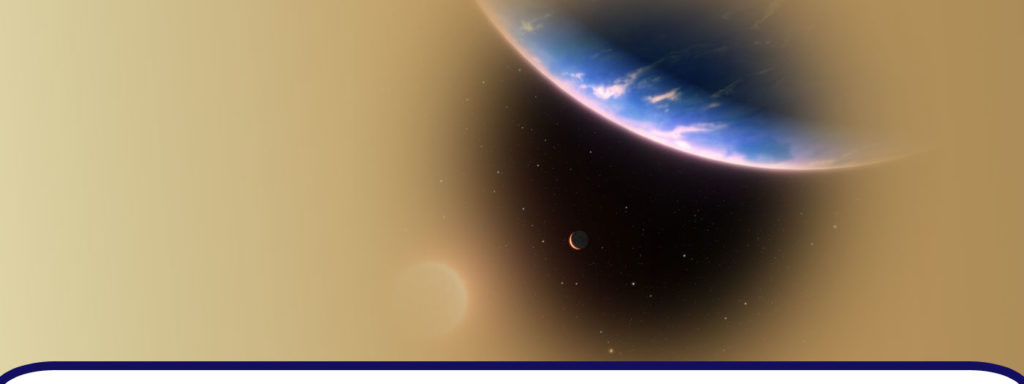 The Hubble telescope discovered water vapor in the atmosphere of an exoplanet located 97 light years from Earth
