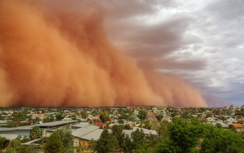 Land degradation and desertification associated with climate change are observed worldwide