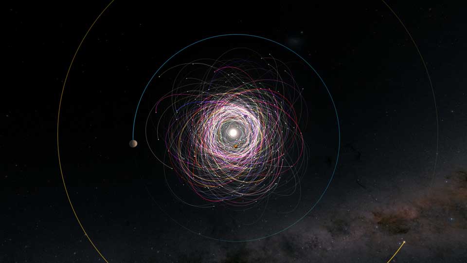 And asteroids have their own satellites