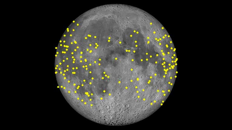 Une Lune agitée: des scientifiques étudient l’activité sismique et volcanique du satellite de la Terre
