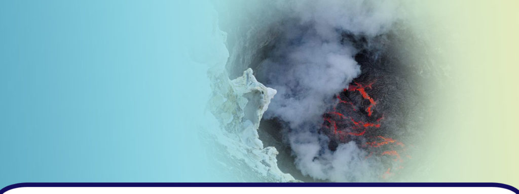 La capa de hielo del Polo Sur contiene una importante actividad volcánica
